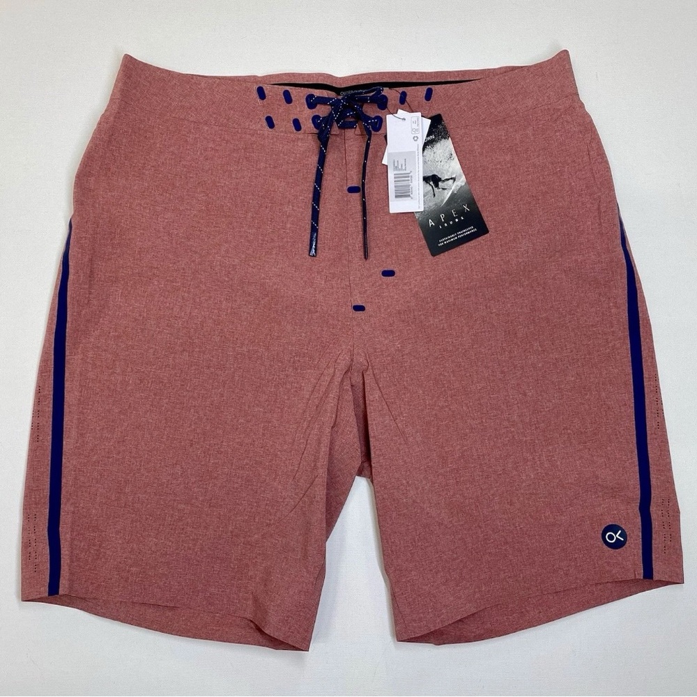 Outerknown Men's Apex Kelly Slater Board Shorts in Grenadine  - NWT 34